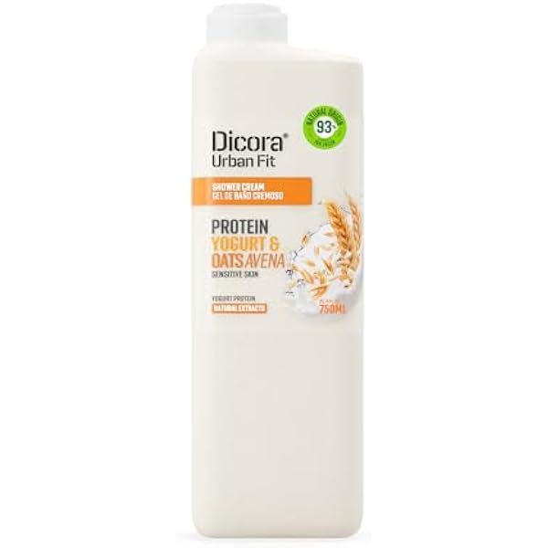 Dicora Urban Fit 750 ml Żel do kąpieli Proteins Jogurt Owies