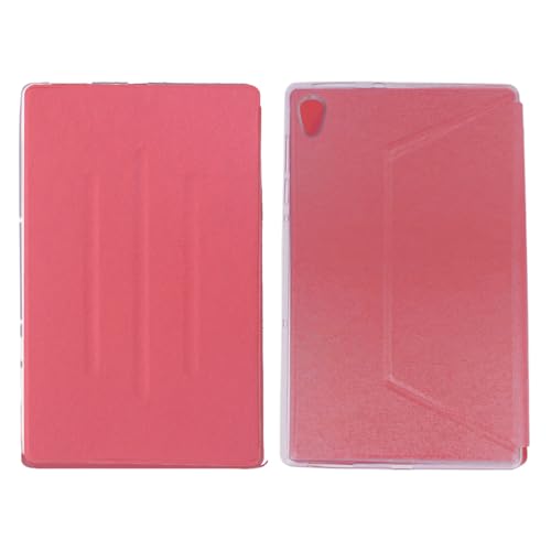 Funda Cubierta Inteligente Plegable para Lenovo Tab M10 HD 10,1' (X306 - X306X - X306F), Flip Smart Cover, Carcasa Protector, Rojo