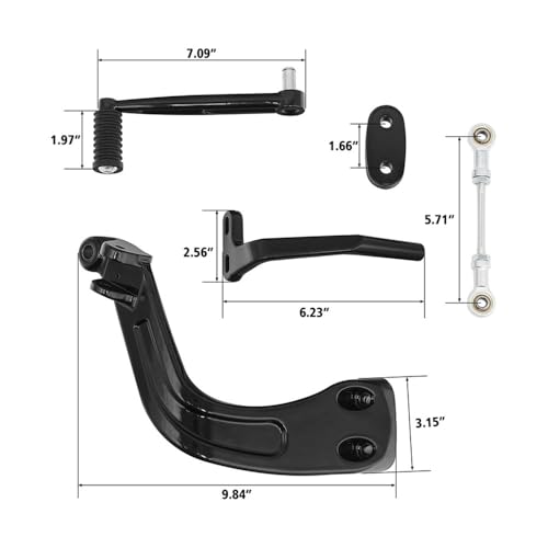 Kit Commandes Latérales Moto de Précision pour Gamme FXFBS - 4