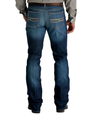 Cinch Western Jeans Mens Ian Mid Rise Slim Fit Bootcut MB580360012