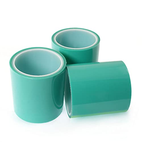 YYANGZ 3Rolls UV Seamless Sticky Paper Tape Traceless Jewelry Tape Adhesive Tape for Resin Craft Pendant Epoxy Resin Molding Frame Bezels Epoxy (Light Blue)