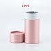 Qixivcom 10 Packs 30ml Empty Kraft Paper Jar Tube Round Paper Cardboard Boxes Paperboard Tube Containers with Lid Essential Oil Bottle Packaging Box Gift Paper Tube Packing Box for Tea Coffee(Pink)