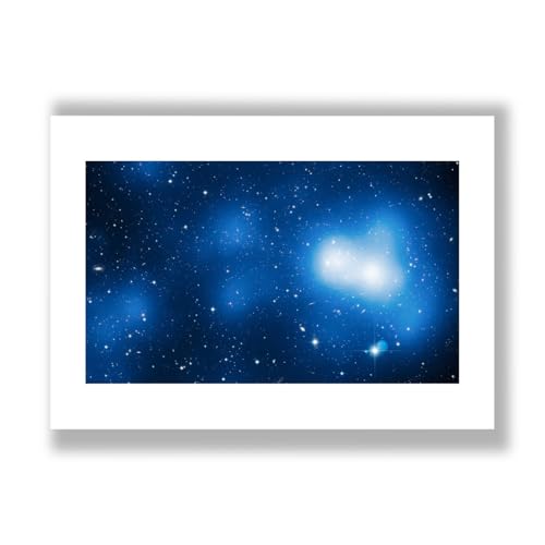 Télescope Hubble MACS J0717 poster grand format anti reflet art