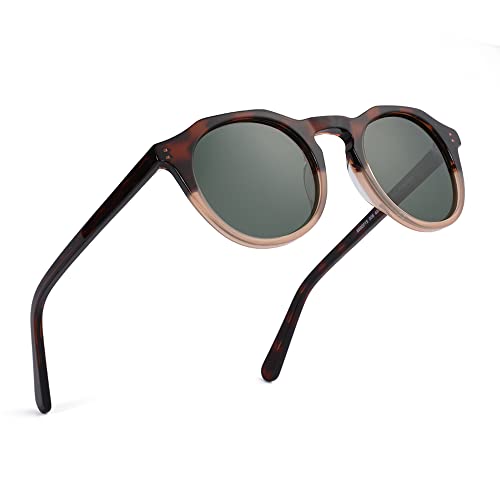Zenottic Vintage Round Polarized Sunglasses For Men Women Uv400 Protection Retro Sun Glasses thumb #1
