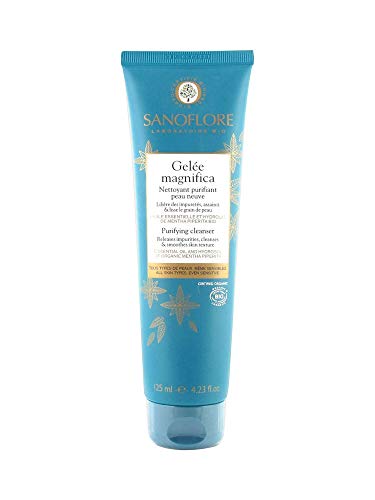 Sanoflore Gelée Magnifica Limpiador purificador para el efecto de la piel, 125 ml
