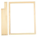 Leinwandrahmen, 40, 6 x 50, 8 cm, Holz-Leinwandrahmen, einfach zu montieren, 4 rechteckige Streifen, DIY-Keilrahmen für Ölgemälde, Fotos und Wandkunst zum Malen