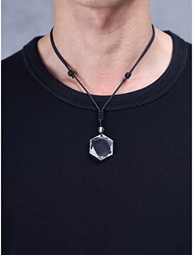 COAI Stone Amulet Star of David Hexagram Pendant Necklace
