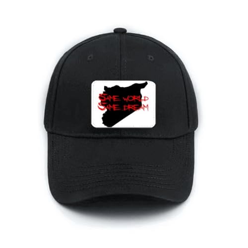 Casquette réglable noire Same World pour vos sorties et voyages quotidiens