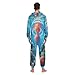 Joisal Jellyfish Undersea Blue Adult Onesie Costume Women One Piece Pajamas Fashion Men Full Body Pjs Large