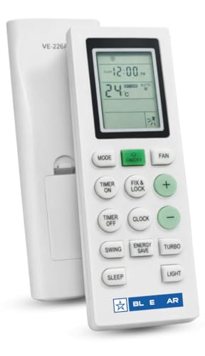 Image of Compatible with Bluestar AC Remote Control, Original Suitable for 1 ton, 1.5 ton, 2 ton Inverter Split and Window Air Conditioner