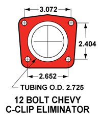 New Wilwood Rear Disc Brake Kit With Parking Brake For Gm 10 & 12 Bolt Rear Ends With C-Clip Eliminators, 12.19" Rotors, Black Dynalite 4 Piston Calipers & Mc4 Parking Brake Calipers, Pads, Brackets #TOP4
