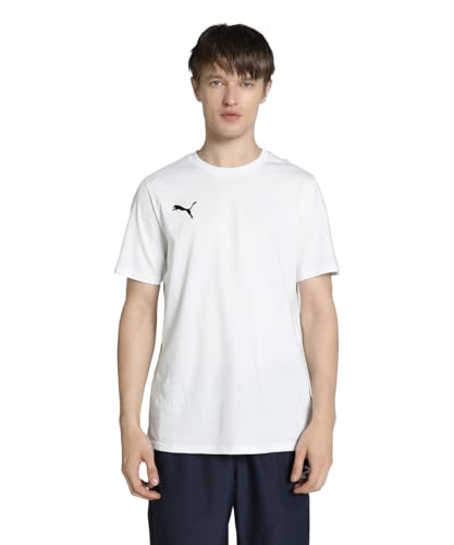 Puma Unisex Teamgoal Casuals Tee T-Shirt, Puma White-Puma Black, XXL EU