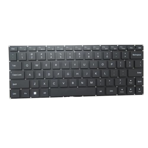 Clavier d'ordinateur portable TFM23H63US9852 noir US sans rétroéclairage avec cadre