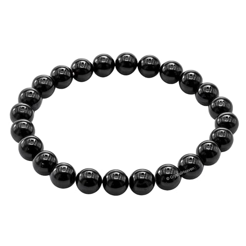 Image of Crystal Heaven Certified Crystal Bracelet for Women Men with Healing Crystal and Reiki Stone - Original Authentic Elastic Beaded Bracelet for Money, Success & Positive Energy