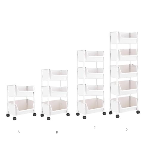 Étagère mobile multicouche pour optimiser les petits espaces de la maison - 6