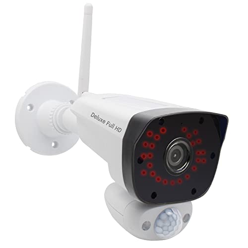 CasaCam VC5000 Caméra supplémentaire pour VS5802/VS5102A/VS5072/VS5002, caméra 1080p FHD AC alimentée par courant alternatif, résistant aux intempéries, vision nocturne, audio bidirectionnel