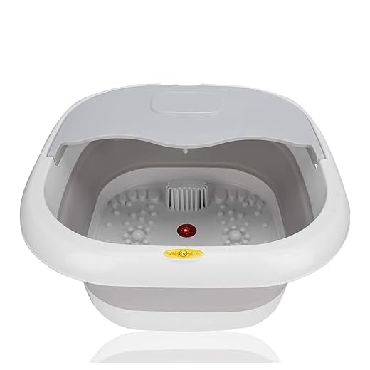 Balde de massagem para spa nos pés com pedicure elétrica para banheiro com aquecimento para os pés, máquina de spa, lavatório dobrável para os pés, banheira de massagem com bolhas melhora o sono (BR #2)