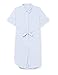 Produktbild ONLY CARMAKOMA Women's CARNEWBLUE SS Knee Shirt Dress WVN Hemdblusenkleid, Colony Blue/Stripes:White, 52