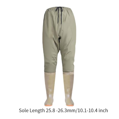 Pantalones con botas impermeables y cordón ajustable para construcción 3