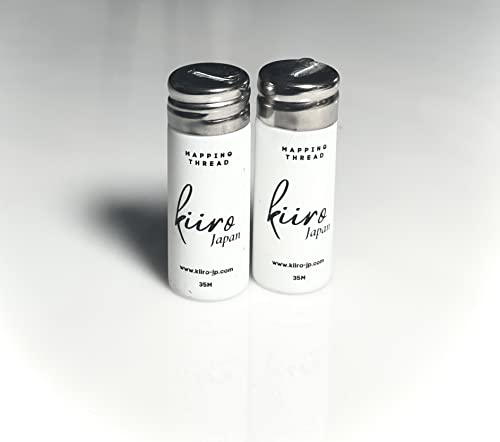 2PK White Premium brow mapping string, Effortless eyebrow mapping. The perfect PMU Supplies and Microblading Supplies for your eyebrow measuring tool kit. 229.6FT per 2 pack! (2 Pack White)