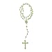 General Angelliu Chapelet Catholique en Plastique,Collier Chapelet avec Croix De Pendentif 40.5cm