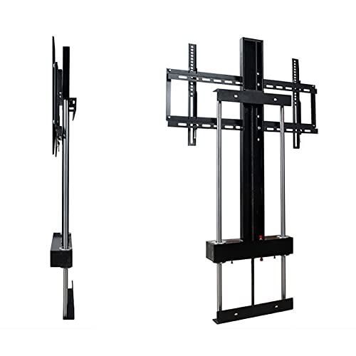 Support TV motorisé 37-75" escamotable avec télécommande pour fixation murale