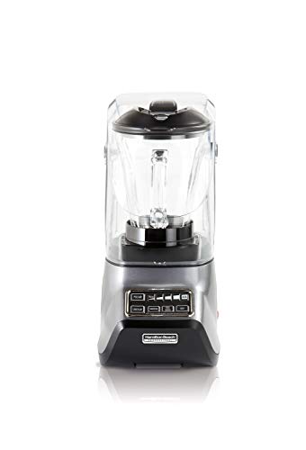 Liquidificador Com Proteção Silenciadora, Preto/Prata, 110v, Hamilton Beach