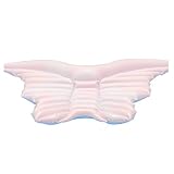 YULAN Weißer Schmetterlings-Sich hin- und herbewegende Reihe Goldener Fliegen-Engel Wings Floating Floating Bed Swimming Pool Inflatable Floating Row