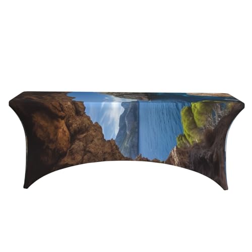 Nappe en élasthanne pour tables rectangulaires de 1,8m Arche de Majorque