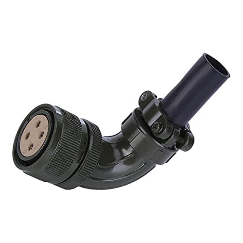 Conector aeronáutico 4 pines 2.2KW-5.5KW aleación codo miniatura 3