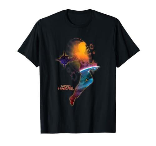 Captain Marvel Nebula Flight T-Shirt