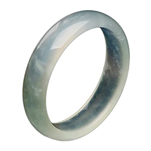 Bracelet en jade naturel vert émeraude jonc pour mariage et anniversaire