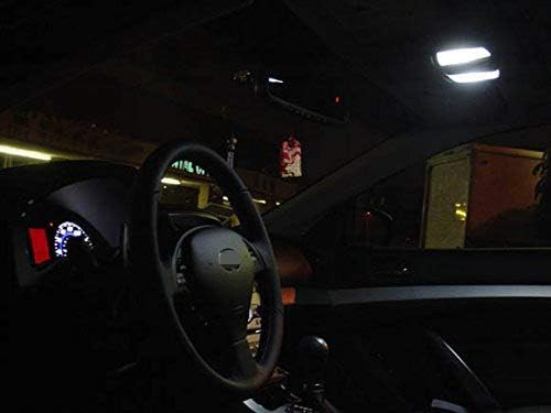 Miniatura 6 de iJDMTOY (10 bombillas de repuesto de xenón blanco de un solo emisor 1 LED 168 175 194 2825 W5W T10 compatibles con luces interiores de automóvil,