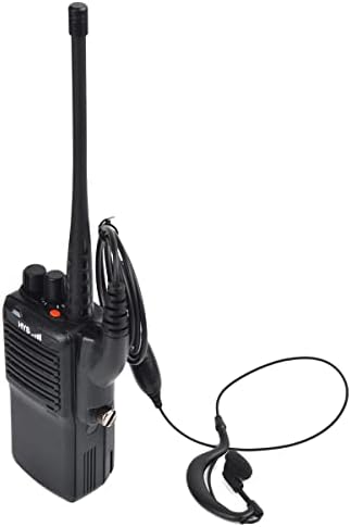 HYSHIKRA Walkie Talkie Security Earpiece Headset Compatible with Motorola DP3400 DP4400 DP4800 DGP4150 XiR-P8200 Radio G Shape Ear Piece with Mic and PTT