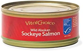 Wild Sockeye Salmon with Skin & Bones, 3.75 Oz, 6 Pack