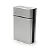 Tinksky Cigarette Case Lightweight Aluminium Silver Cigarette Box Cigar Protective Cover (Silver)