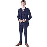 Romario Boys Navy, Wedding, Page Boy, Prom, 3-6m to 14 Years (11-12 Years)