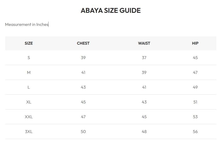 Women's Elegant Abaya Dress | V-Neck | Button Front Design | Long Sleeves | with Black Plain Dupatta