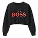 Produktbild AIni Damen Elegant Festlich 2019 Neuer Frauen Ja Brief Drucken Hoodie Sweatshirt Damen Langarm Pullover Pullover Tops Party Abend Strand Langarm Shirt