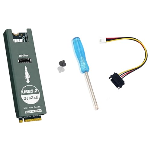 Carte d'extension M vers type E PCIe USB 3.2 Gen2X2 adaptateur interne