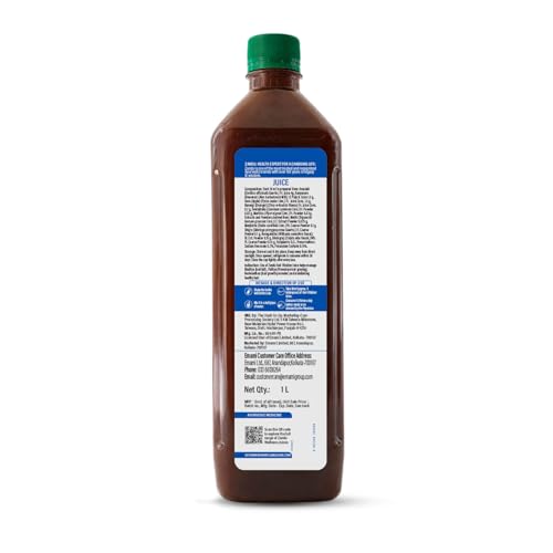 Image of Zandu Hair Vitalizer Juice | Made With 11 Ayurvedic Ingredients, 100% Natural Actives, Vegetarian | 1L