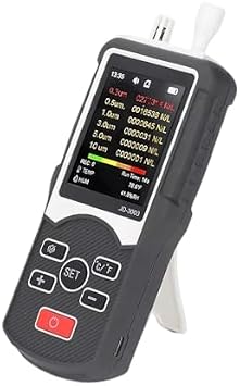 Air Quality Monitor Dust Particle Counter Tester - Essential Health Device for Tracking Indoor Air Pollution, Fine Particles Detection and Quality Analysis