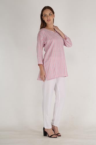 Image of Women's Cotton Straight Kurta with Pant