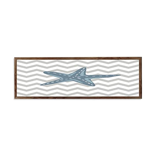 Plaque en bois de poisson rétro pour décoration de maison