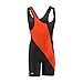 Matman USA The Chest Sweep Men's & Boy's Wrestling Weightlifting Singlet (Black/Orange, 4X-Small)