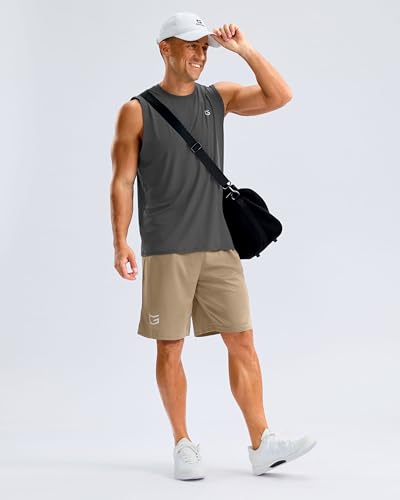Image of G Gradual Men's Athletic Workout Shorts with Pockets 5 inch /7 inch /9 inch Lightweight Quick Dry Gym Basketball Running Shorts for Men