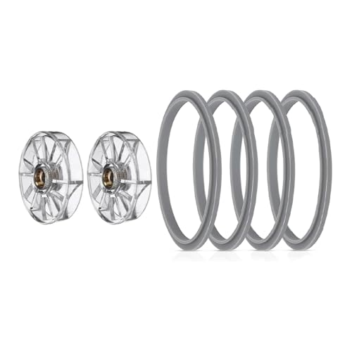 Uqezagpa Juego de 6 piezas de repuesto para mezcladoras de motor, base de motor, juntas de sellado de silicona, adecuadas para componentes de 600 W / 900 W
