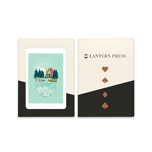 Lantern Press Lake Life Series Baraja de Poker 52 cartas miniatura 4