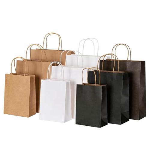 Sac en papier kraft avec poignées résistant pour petits commerces et créateurs - 2