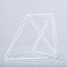 Yoga Bowl Crystal Singing Bowl Triangle Crystal Singing Pyramid One 5 inch with Free Suede Striker
